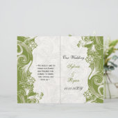Groene en Witte Floral Spring Wedding (Staand voorkant)