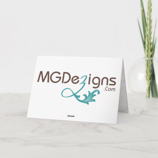 Groene en Witte Floral Spring Wedding Bedankkaart (Achterkant)