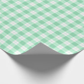 Groene en Witte Gecontroleerde Spel Cadeaupapier (Hoek)