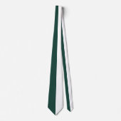 Groene en witte gespleten kleurontwerp halsband stropdas (Voorkant)