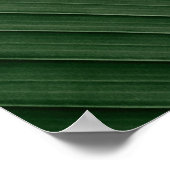 Groene en witte gestreepte textielstof poster (Hoek)