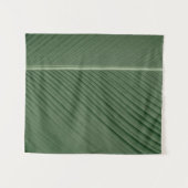Groene en witte gestreepte textielstof wandkleed (Voorkant (horizontaal))