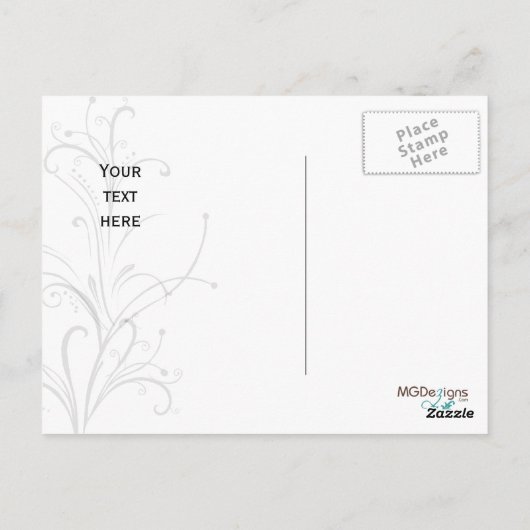 Groene en witte grafische kaart Hartelijk dank (Achterkant)