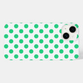 Groene en witte haarpunten Case-Mate iPhone case (Achterkant (horizontaal))