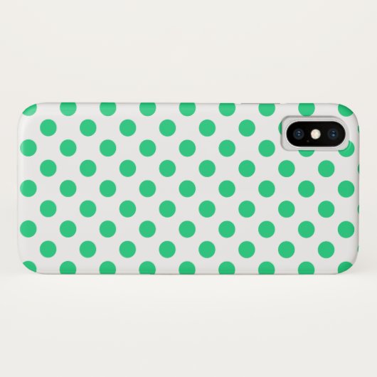 Groene en witte haarpunten Case-Mate iPhone case (Achterkant (horizontaal))