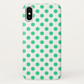 Groene en witte haarpunten Case-Mate iPhone case (Achterkant)