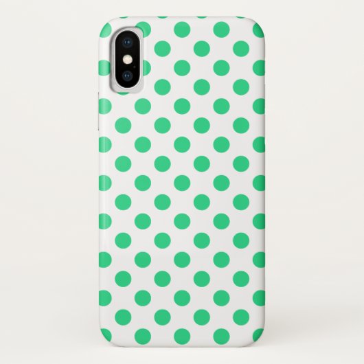 Groene en witte haarpunten Case-Mate iPhone case (Achterkant)