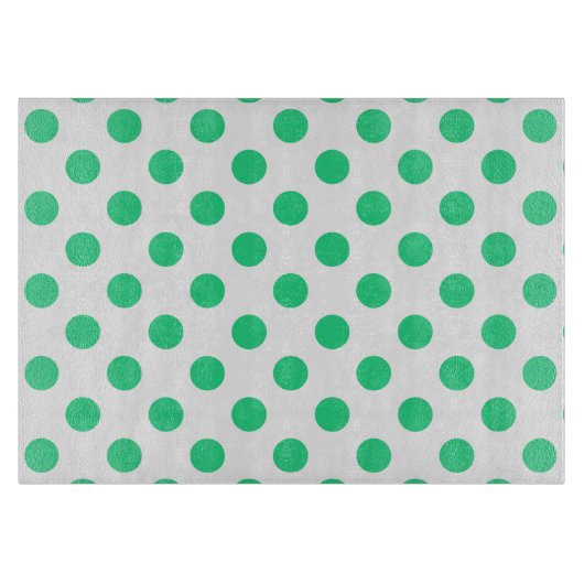 Groene en witte haarpunten snijplank (Voorkant)
