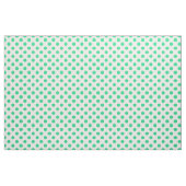 Groene en witte haarpunten stof (Yard (91,4 cm))