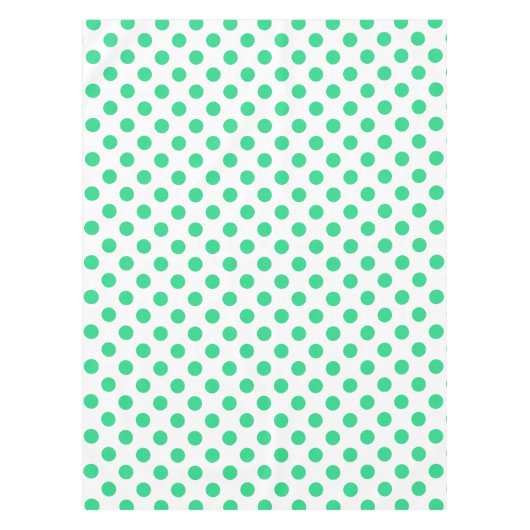 Groene en witte haarpunten tafelkleed (Voorkant)