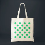 Groene en witte haarpunten tote bag<br><div class="desc">Groene en witte haarpunten</div>