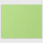 Groene en witte kerstboom cadeaupapier (Vlak)