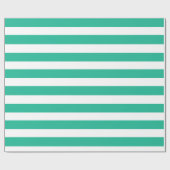 Groene en witte klapstoelstrips cadeaupapier (Vlak)