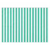 Groene en witte klapstoelstrips tafelkleed (Voorkant (Horizontaal))