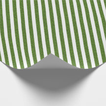 Groene en Witte klassieke kerststrepen