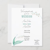 Groene en Witte Lelie van de Vallei (Voorkant)