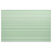 Groene en witte lijnen stof (Fat Quarter)