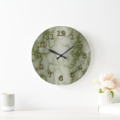 Groene en witte marmer grote klok (Huis)