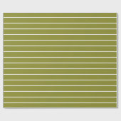 Groene en witte minimalistische moderne cadeaupapier (Vlak)