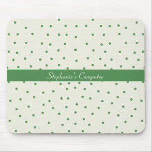 Groene en Witte Mousepad Muismat