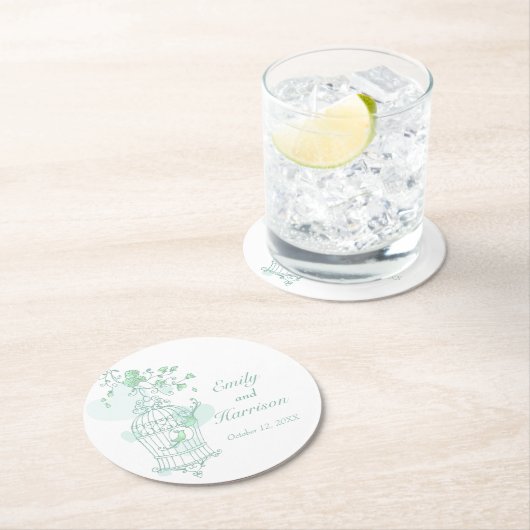 Groene en witte onderzetters voor open kooien (Insitu)