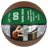 Groene en Witte Persoonlijke Meisjes Basketball Ba Basketbal (Voorkant)