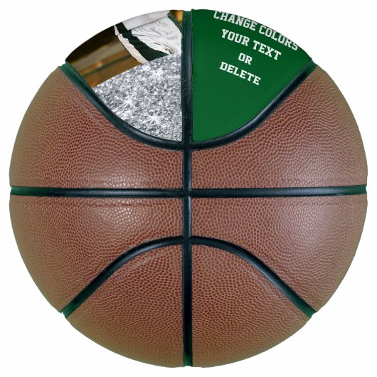 Groene en Witte Persoonlijke Meisjes Basketball Ba Basketbal (Rechts)