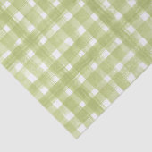 GROENE EN WITTE PLAATS TISSUEPAPIER (Detail)