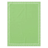 Groene en Witte poka Dots Tafelkleed (Voorkant)
