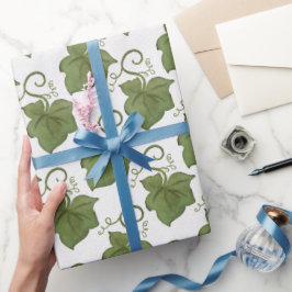 Groene en witte pompoen cadeaupapier