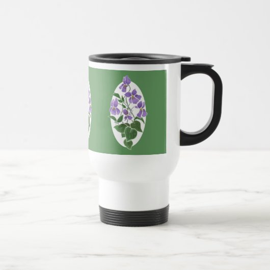  Groene en Witte Reisbok, Violet Reisbeker (Rechts)