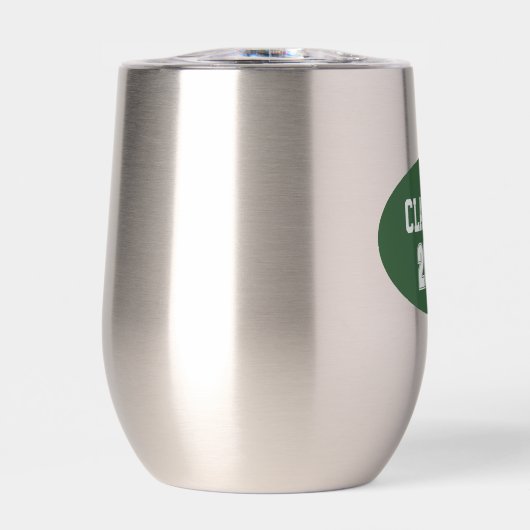 Groene en Witte Schoolkleuren Jaar van de Klas (Voorkant)