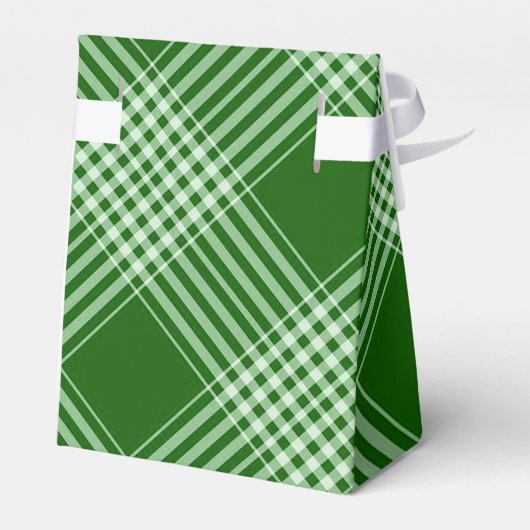 Groene en witte speldenstang bedankdoosjes (Achterkant)