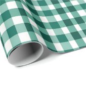 Groene en witte speldenstang cadeaupapier (Rol Hoek)