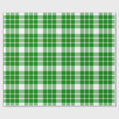 Groene en witte speldenstang |Groot patroon| Cadeaupapier (Vlak)