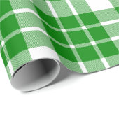 Groene en witte speldenstang |Groot patroon| Cadeaupapier (Rol Hoek)