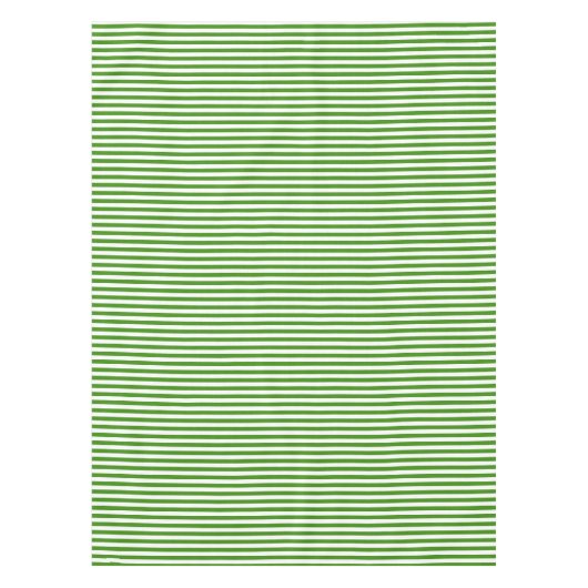 Groene en witte streep tafelkleed (Voorkant)
