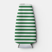 Groene en Witte Streepjesblik of Flessenkoeler Flesjeskoeler (Voorkant)