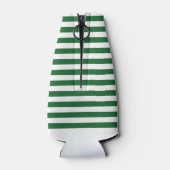 Groene en Witte Streepjesblik of Flessenkoeler Flesjeskoeler (Achterkant)