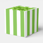 Groene en witte strepen bedankdoosjes (Achterkant)