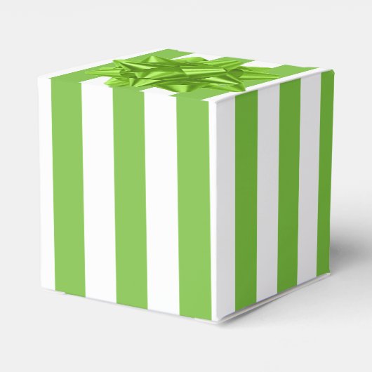 Groene en witte strepen bedankdoosjes (Achterkant)