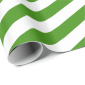 Groene en witte strepen cadeaupapier (Rol Hoek)