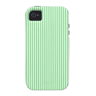 Groene en witte strepen Case-Mate iPhone case