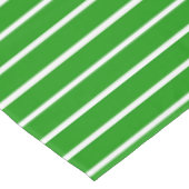 Groene en witte strepen ontwerp tafelkleed (Gekanteld)