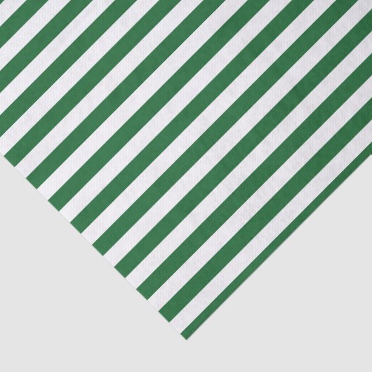 Groene en witte strepen tissuepapier (Detail)