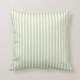 Groene en witte strop kussen