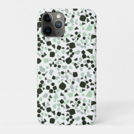 Groene en Witte terrazzominium moderne Hoesje-Mate Case-Mate iPhone Case