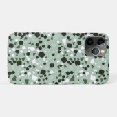 Groene en Witte terrazzominium moderne Hoesje-Mate Case-Mate iPhone Case (Achterkant (horizontaal))