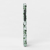 Groene en Witte terrazzominium moderne Hoesje-Mate Case-Mate iPhone Case (Achterkant/links)
