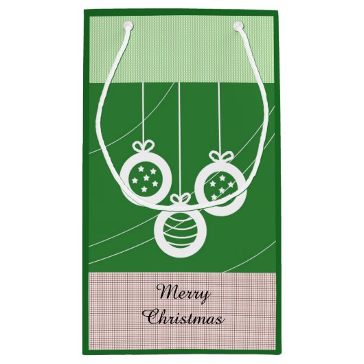 Groene en Witte Vakantiedagen Klein Cadeauzakje (Achterkant)